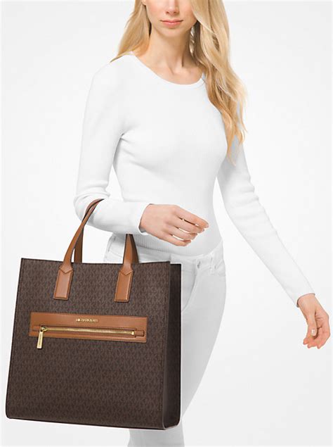 michael kors kenly large tote bag|kenly large logo tote bag.